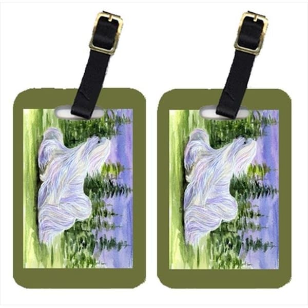 Carolines Treasures Carolines Treasures SS8453BT Maltese Luggage Tags - Pair Of 2 SS8453BT - main
